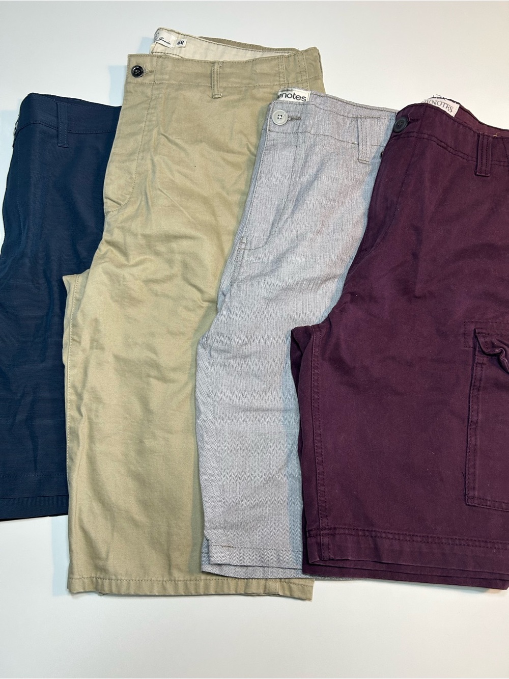 Men's Shorts Bundle 4pc Callaway Golf H&M Chino Bluenotes Cargo Grey Size 36